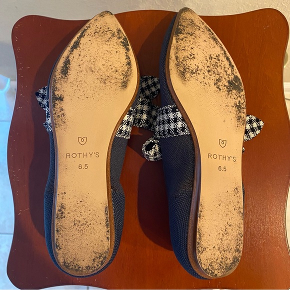 Rothy's Mary Jane Flats Size 6.5 Navy - Picture 12 of 12